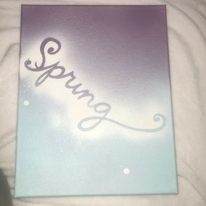 11” by 14” canvas